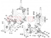 PIAGGIO MP3 400 ie LT & LT Sport Fork's components (Mingxing)
