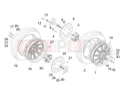 PIAGGIO MP3 400 ie LT & LT Sport Front wheel