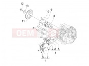 PIAGGIO MP3 400 ie LT & LT Sport Rocking levers support unit