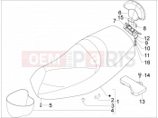 PIAGGIO MP3 400 ie LT & LT Sport Saddle/seats