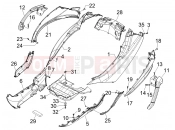 PIAGGIO MP3 400 ie LT & LT Sport Side cover - Spoiler