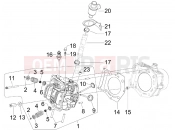 hengerfej - szelep - Piaggio MP3 400 ie LT Touring 2011