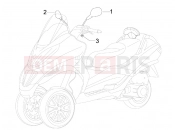 PIAGGIO MP3 400 ie tükör