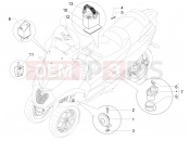 PIAGGIO MP3 500 LT Business Remote control switches - Battery - Horn