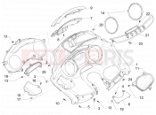PIAGGIO MP3 500 LT Sport Meter combination - Cruscotto