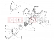 Front shield - Piaggio MP3 500 LT Sport 2016