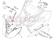 PIAGGIO MP3 500 LT Sport - Business Front headlamps - Turn signal lamps