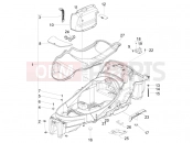 PIAGGIO MP3 500 LT Sport - Business Helmet huosing - Undersaddle