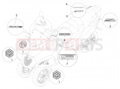 Plates - Emblems - Piaggio MP3 500 LT Sport - Business ABS 2017
