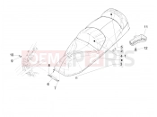 Saddle/seats - Piaggio MP3 500 LT Sport - Business ABS 2017