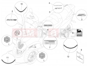Plates - Emblems - Piaggio MP3 500 LT Sport - Business 2019