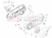Crankcase cover - Crankcase cooling - Piaggio MP3 500 MAXI Sport Business ABS 2018