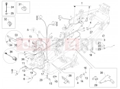 Main cable harness - Piaggio MP3 500 MAXI Sport Business ABS 2018