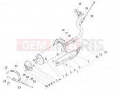 Silencer - Piaggio MP3 500 MAXI Sport Business ABS 2018