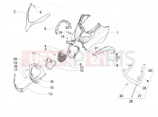 Front shield - Piaggio MP3 500 MAXI Sport Business ABS 2019