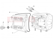 PIAGGIO MP3 500 Sport (USA) Cylinder head cover