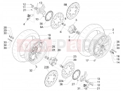 Front wheel - Piaggio MP3 500 Sport Business ABS (USA) 2019