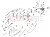 Side cover - Spoiler - Piaggio MP3 500 Sport Business ABS (USA) 2019