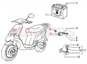 PIAGGIO NRG MC3 DD Battery-relays