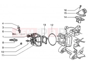 PIAGGIO NRG MC3 DD Cylinder head-inlet and induction pipe