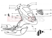 PIAGGIO Front shield-footboard-spoiler