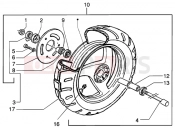 PIAGGIO Front wheel