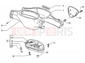 PIAGGIO Speedometers kms.-handlebar covers