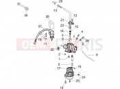 PIAGGIO NRG Power DD Carburetor's components