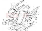 PIAGGIO NRG Power DD Side cover - Spoiler