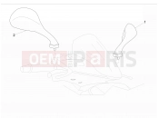 Driving mirror/s - Piaggio NRG Power DD 2015