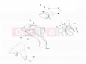 Wheel huosing - Mudguard - Piaggio NRG Power DD 2015