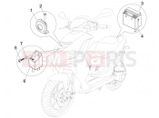 PIAGGIO NRG Power DD Serie Speciale Remote control switches - Battery - Horn