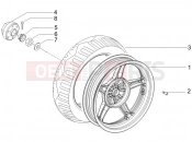 Rear wheel - Piaggio NRG Power DT 2006