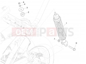 PIAGGIO NRG Power DT Rear suspension - Shock absorber/s