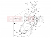 PIAGGIO NRG Power DT Helmet huosing - Undersaddle