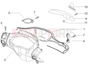 PIAGGIO NRG Power DT Serie Speciale Handlebars coverages