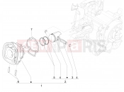PIAGGIO NRG Power DD Cylinder-piston-wrist pin unit