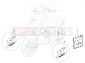 Plates - Emblems - Piaggio NRG Power Purejet 2009