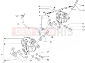 PIAGGIO NRG Power Purejet Brakes pipes - Calipers