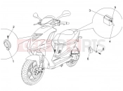 PIAGGIO NRG Power Purejet Remote control switches - Battery - Horn