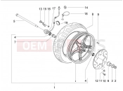 PIAGGIO NRG Power Purejet Front wheel