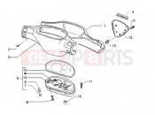 PIAGGIO Speedometers kms.-handlebar covers