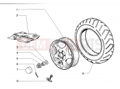 PIAGGIO Rear wheel