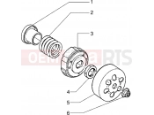 PIAGGIO Driven half pulley