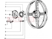 PIAGGIO Si Mix Alloy rear wheel