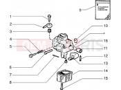 PIAGGIO Si Mix Carburettor component parts