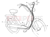bowdenek - Piaggio Si Mix