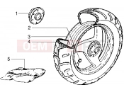 PIAGGIO Rear wheel