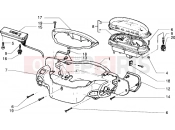 PIAGGIO Speedometers kms.-Handlebar covers