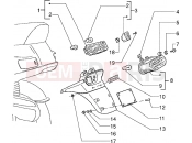 PIAGGIO Rear tail lamp